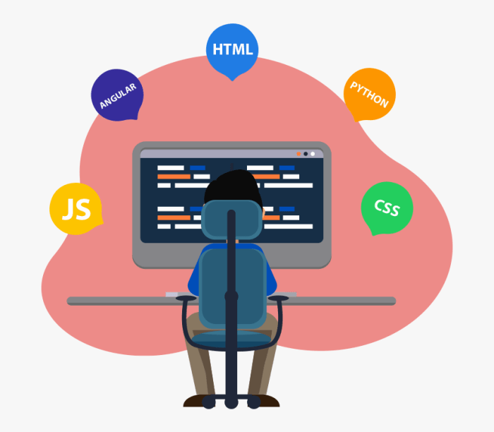 Full-stack development programming
