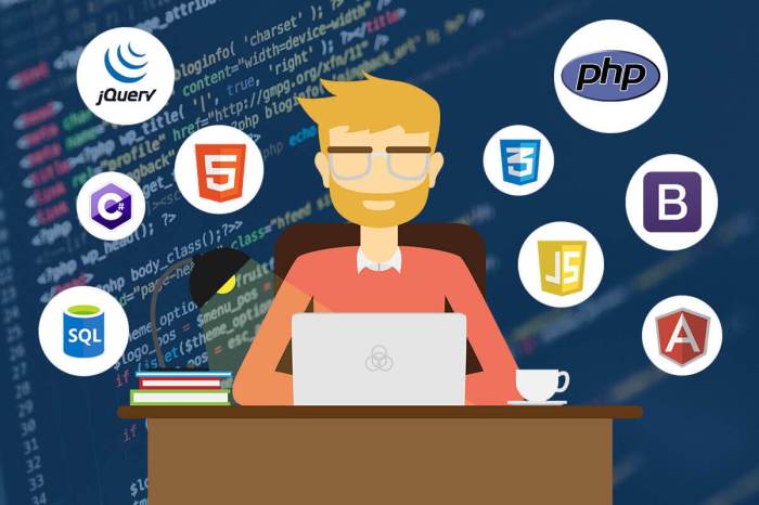 Full-stack development programming